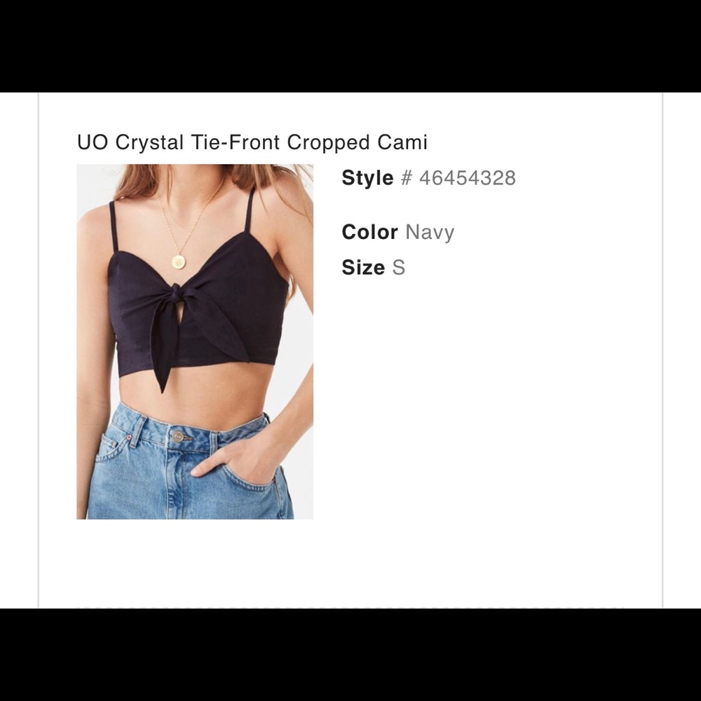 Urban Outfitters UO crop top bralette Small